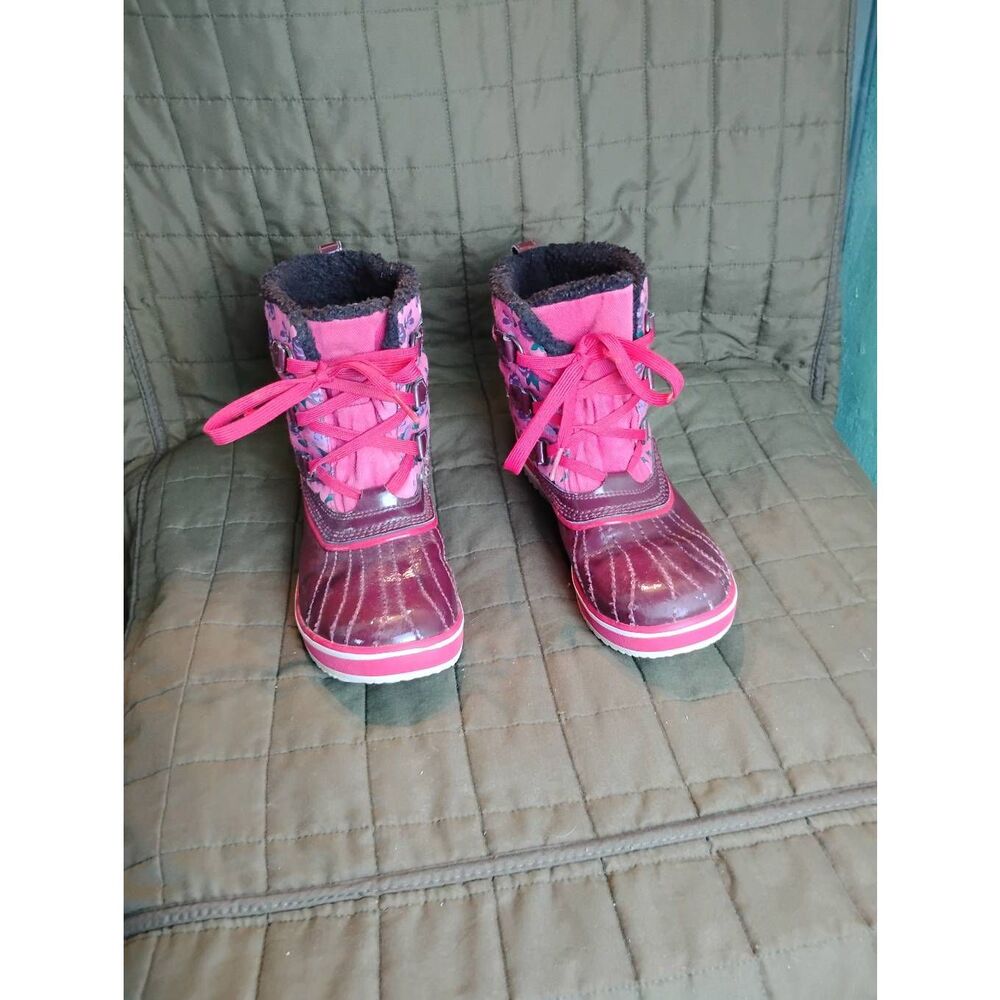 Sorel Tivoli girls winter leather boots